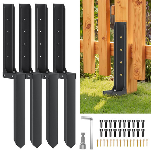 4pcs fence post repair kit - 4pcs,